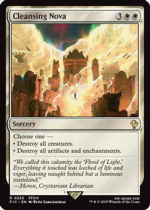 Cleansing Nova (Surge Foil) (FIC-235) - Commander: FINAL FANTASY Foil
