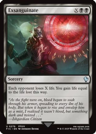 Exsanguinate (Surge Foil) (FIC-276) - Commander: FINAL FANTASY Foil