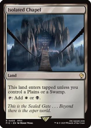 Isolated Chapel (Surge Foil) (FIC-405) - Commander: FINAL FANTASY Foil