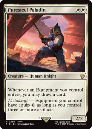 Puresteel Paladin (Surge Foil) (FIC-250) - Commander: FINAL FANTASY Foil