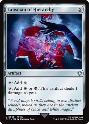 Talisman of Hierarchy (Surge Foil) (FIC-365) - Commander: FINAL FANTASY Foil