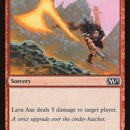 Lava Axe (M15-154) - Magic 2015 Foil