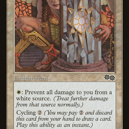 Rune of Protection: White (USG-041) - Urza's Saga