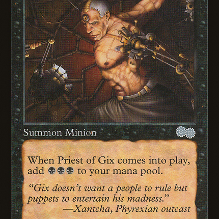 Priest of Gix (USG-150) - Urza's Saga