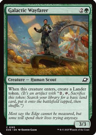 Galactic Wayfarer (EOE-185) - Edge of Eternities Foil