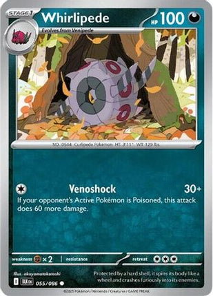 Whirlipede 058/086  SV Black Bolt - Common