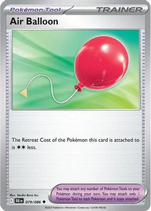Air Balloon 082  - Reverse Holofoil SV Black Bolt - Uncommon