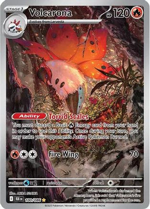 Volcarona 104/086  - Holofoil SV Black Bolt - Illustration Rare