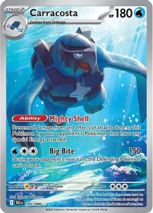 Carracosta 111/086  - Holofoil SV Black Bolt - Illustration Rare