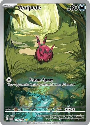 Venipede 138/086  - Holofoil SV Black Bolt - Illustration Rare