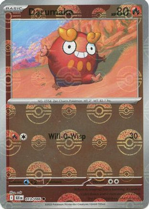 Darumaka 013/086  - Holofoil SV Black Bolt - Common
