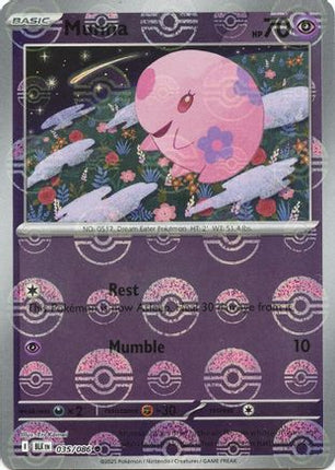 Munna 038/086  - Holofoil SV Black Bolt - Common
