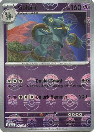 Golurk 046/086  - Holofoil SV Black Bolt - Uncommon