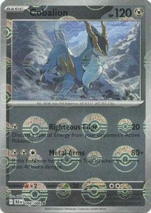 Cobalion 068/086  - Holofoil SV Black Bolt - Rare