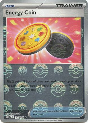 Energy Coin (Poke Ball Pattern) 079  - Holofoil SV Black Bolt - Uncommon