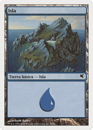 Island (Spanish) - "Isla" (G59) (PSAL-G59) - Magic Encyclopedia 2005 (Salvat/Hachette)