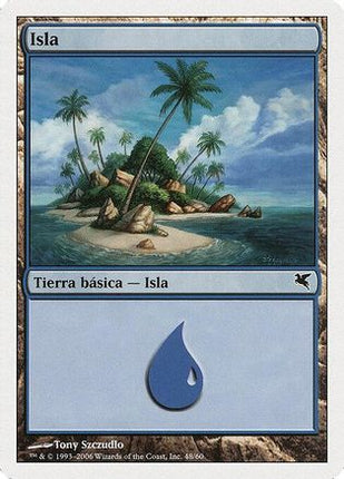 Island (Spanish) - "Isla" (G48) (PSAL-G48) - Magic Encyclopedia 2005 (Salvat/Hachette)