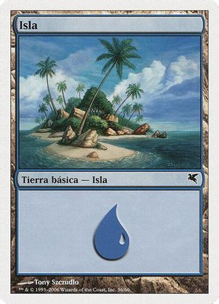 Island (Spanish) - "Isla" (H36) (PSAL-H36) - Magic Encyclopedia 2005 (Salvat/Hachette)