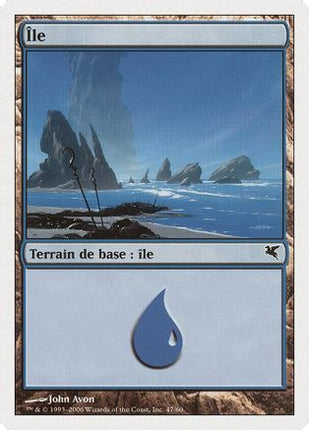 Island (French) - "Ile" (H47) (PSAL-H47) - Magic Encyclopedia 2005 (Salvat/Hachette)