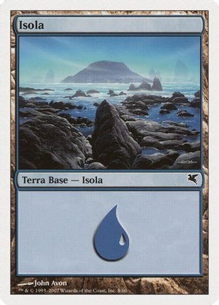 Island (Italian) - "Isola" (E8) (PSAL-0E8) - Magic Encyclopedia 2005 (Salvat/Hachette)