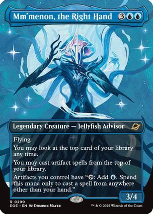Mm'menon, the Right Hand (Borderless) (EOE-290) - Edge of Eternities Foil