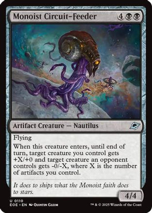 Monoist Circuit-Feeder (EOE-110) - Edge of Eternities Foil