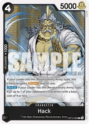 Hack (OP12-089) - Legacy of the Master Foil