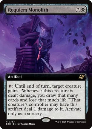 Requiem Monolith (Extended Art) (EOE-333) - Edge of Eternities Foil