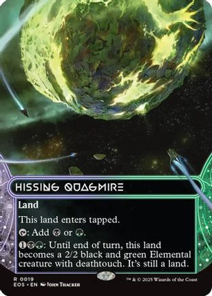 Hissing Quagmire (0019) (Borderless) (EOE-019) - Edge of Eternities Foil