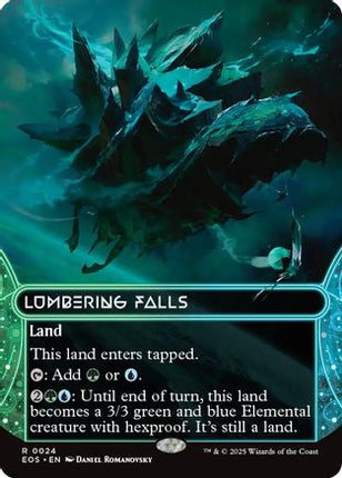 Lumbering Falls (0024) (Borderless) (EOE-024) - Edge of Eternities Foil