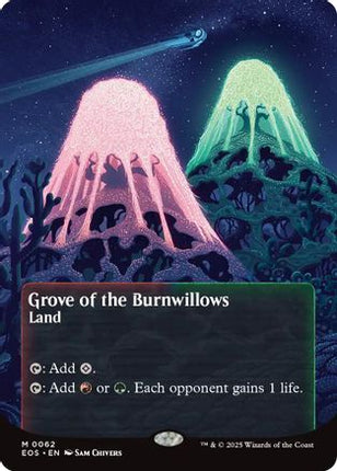 Grove of the Burnwillows (0062) (Borderless) (EOE-062) - Edge of Eternities