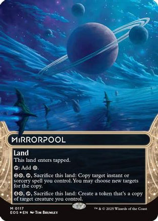 Mirrorpool (0117) (Borderless) (Galaxy Foil) (EOE-117) - Edge of Eternities Foil