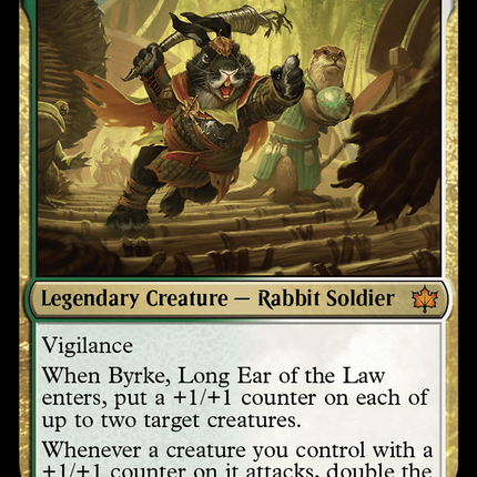 Byrke, Long Ear of the Law (BLB-380) - Bloomburrow Foil