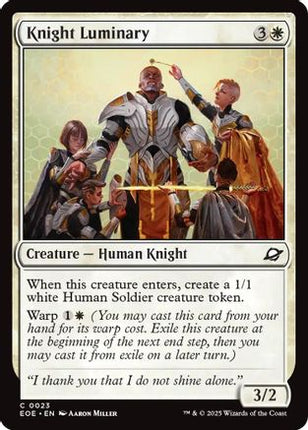 Knight Luminary (EOE-023) - Edge of Eternities Foil