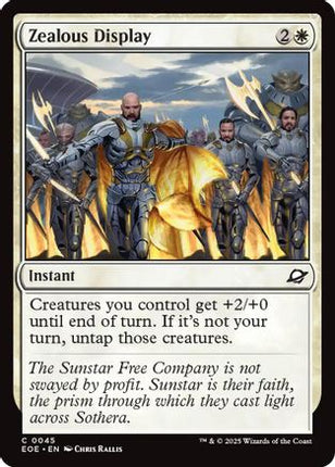 Zealous Display (EOE-045) - Edge of Eternities Foil