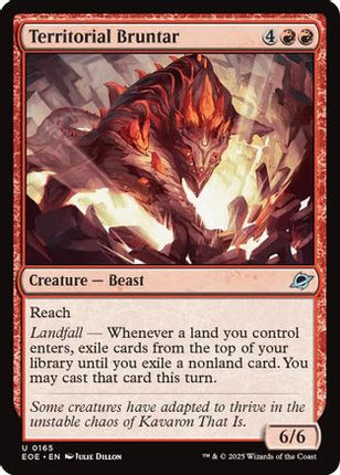 Territorial Bruntar (EOE-165) - Edge of Eternities Foil