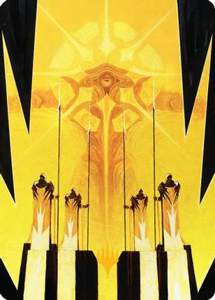 Hardlight Containment Art Card (Gold-Stamped Planeswalker Symbol) (AAEOE-004) - Art Series: Edge of Eternities