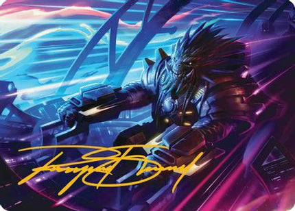 Tannuk, Steadfast Second Art Card (Gold-Stamped Signature) (AAEOE-019) - Art Series: Edge of Eternities