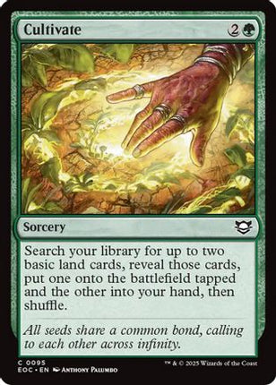 Cultivate (EOC-095) - Commander: Edge of Eternities
