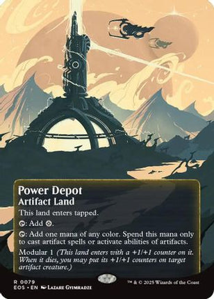 Power Depot (0079) (Borderless) (EOS-079) - Edge of Eternities: Stellar Sights Foil