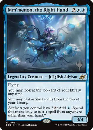 Mm'menon, the Right Hand (PPEOE-068) - Promo Pack: Edge of Eternities Foil