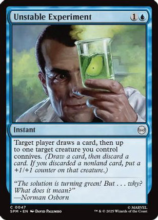 Unstable Experiment (SPM-047) - Marvel's Spider-Man Foil