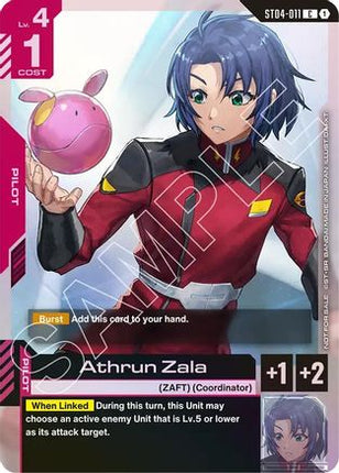 Athrun Zala (Store Tournament Participant Pack 01) (ST04-011) - Gundam Promotional Cards Holofoil