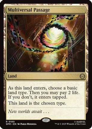 Multiversal Passage (SPM-180) - Marvel's Spider-Man Foil