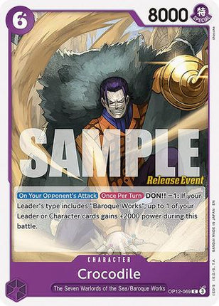 Crocodile (OP12-069) - Legacy of the Master Release Event Cards