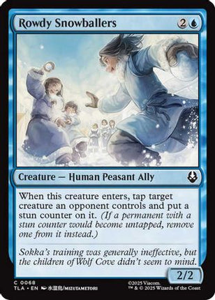 Rowdy Snowballers (TLA-068) - Avatar: The Last Airbender Foil