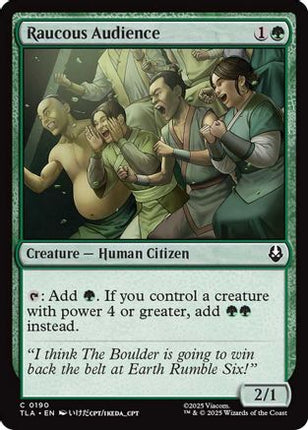 Raucous Audience (TLA-190) - Avatar: The Last Airbender