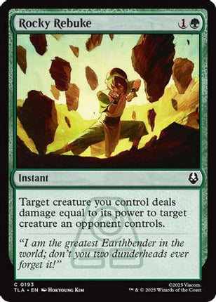 Rocky Rebuke (TLA-193) - Avatar: The Last Airbender Foil