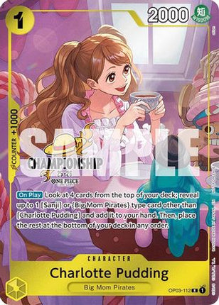 Charlotte Pudding (112) (CS 25-26 Celebration Pack) (OP03-112) - One Piece Promotion Cards Foil