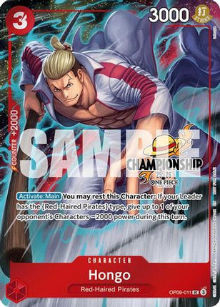 Hongo (CS 25-26 Celebration Pack) (OP09-011) - One Piece Promotion Cards Foil